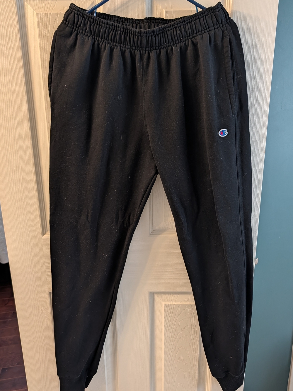 Men's Champion Black Men's Fleece Joggers